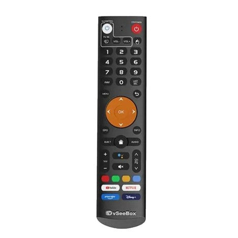 vSeeBox V3 Pro/Plus Uses Dedicated Remote Control