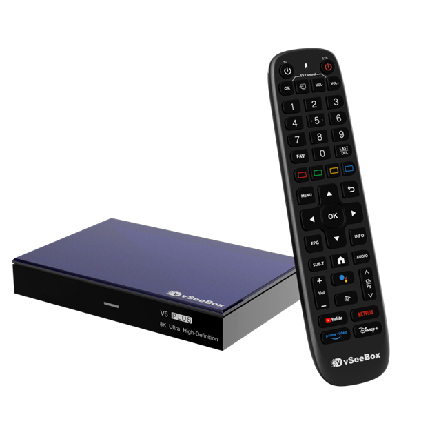 vSeeBox V6 Plus – Android 8K HDR TV Box