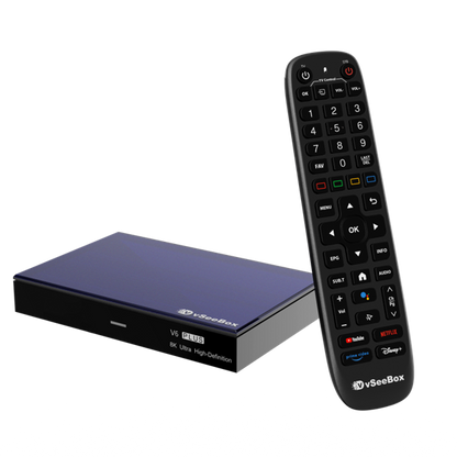 vSeeBox V6 Plus – Android 8K HDR TV Box