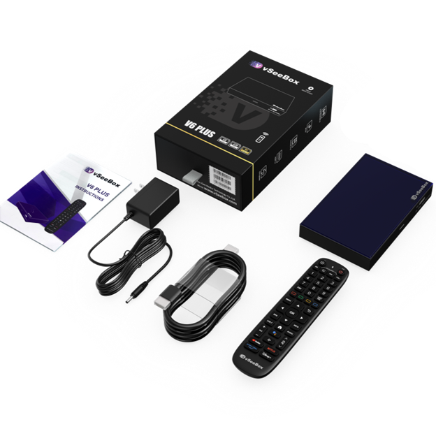 vSeeBox V6 Plus – Android 8K HDR TV Box