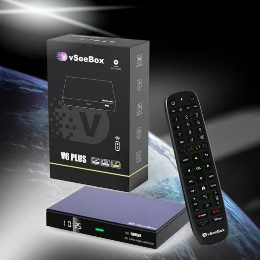 vSeeBox V6 Plus – Android 8K HDR TV Box