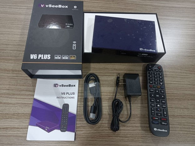 vSeeBox V6 Plus – Android 8K HDR TV Box