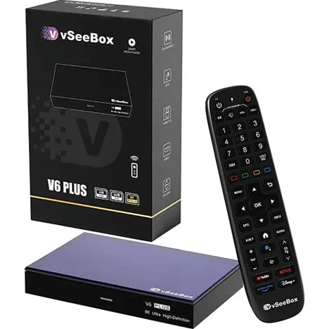 vSeeBox V6 Plus – Android 8K HDR TV Box
