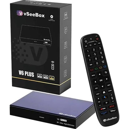 vSeeBox V6 Plus – Android 8K HDR TV Box