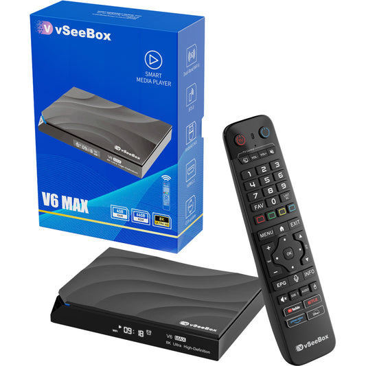 vSeeBox V6 Max – Android 8K HDR TV Box